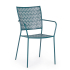 BIZZOTTO krzesło ogrodowe LIZETTE         niebieskie