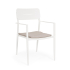 BIZZOTTO krzesło ogrodowe NEBULA białe