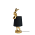 KARE lampa stołowa RABBIT 50 cm złota / czarna