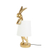KARE lampa stołowa RABBIT 68 cm  złota / biała