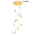 MOOSEE lampa wisząca BUTTERFLY DISC 5     złota