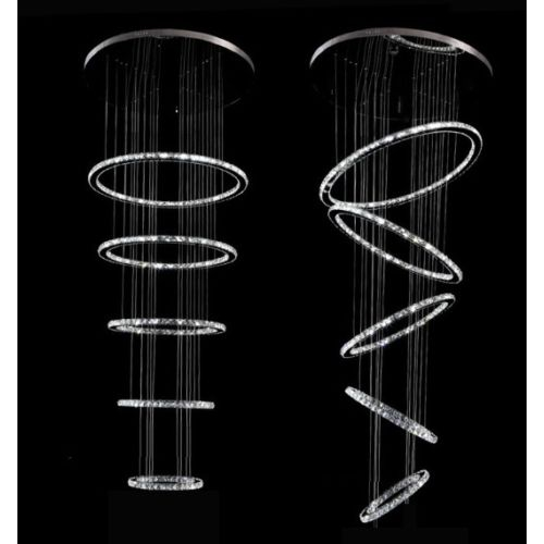 żyrandol kryształowy ring, żyrandole kryształowe