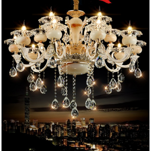 Żyrandol kryształowy 15 ramienny 115cm - A010