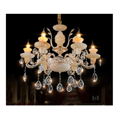 Żyrandol kryształowy 6 ramienny 68cm - A019