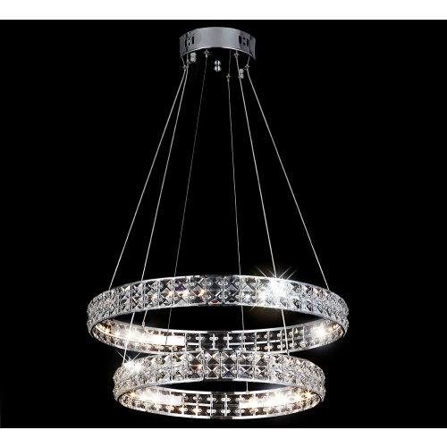 Żyrandol kryształowy RING 45cm -K003