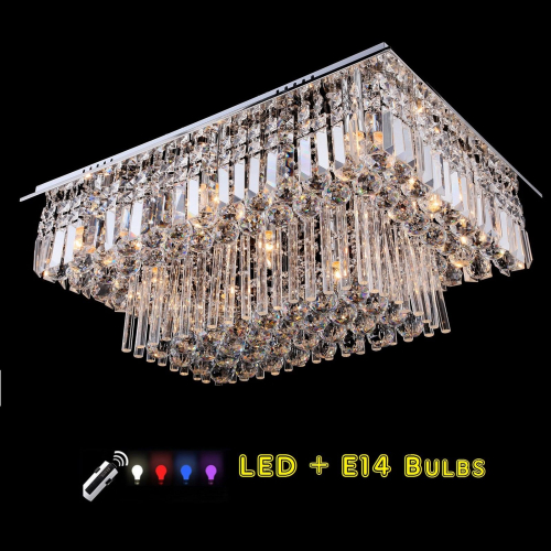 Żyrandol z kryształów K9 - 70x50cm nr: K077