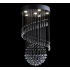 Lampa kryształowa wisząca 50x90cm - K175