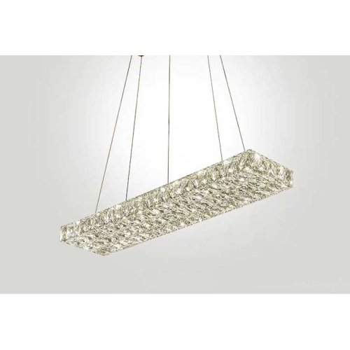 Lampa kryształowa LED nad stół - 80cm 48watt - K227