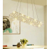 Lampa kryształowa LED nad stół - 80cm 48watt - K227