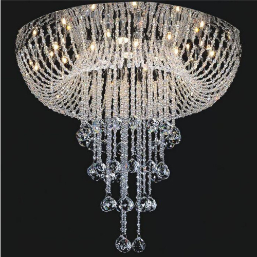 nowoczesny żyrandol kryształowy