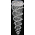 Duży żyrandol kryształowy 150cm K312