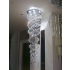 Duży żyrandol kryształowy 150cm K312