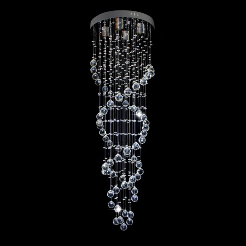 Długi żyrandol kryształowy 150cm K313