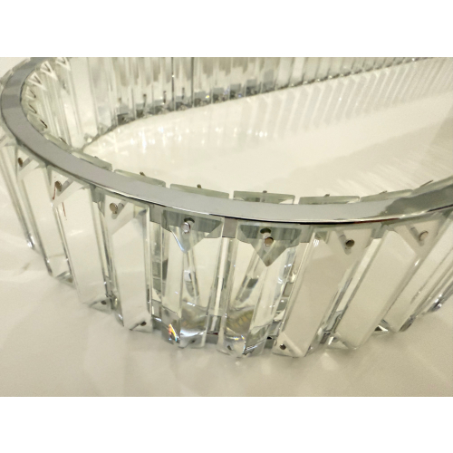 Lampa kryształowa wisząca CHROM- 100cm 65watt - K228