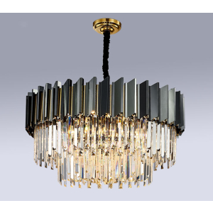 czarny żyrandol kryształowy 100 cm K507 – zdjęcie 1