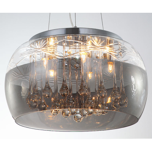 Lampa szklana - 40cm   L037