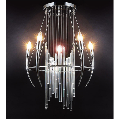 Lampa szklana 50cm  - L046