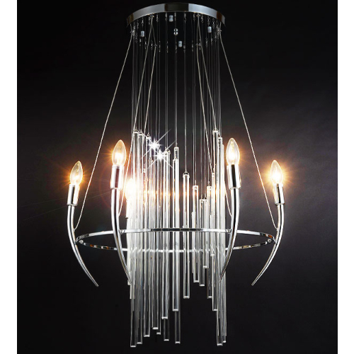 Lampa szklana 60cm  - L047