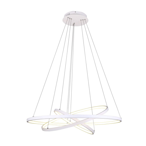 lampa ring biała
