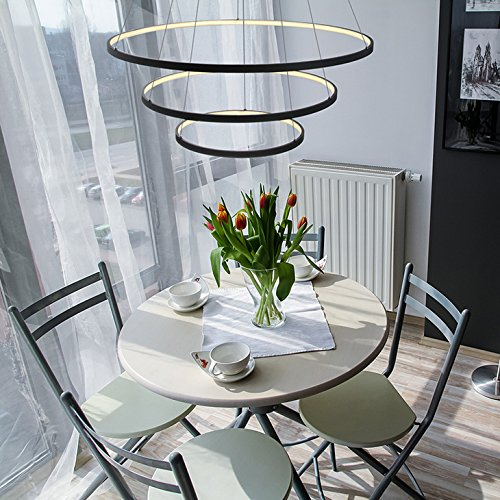 lampa ring led 80x60x40 czarna