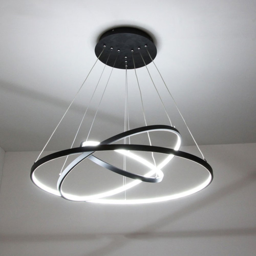 lampa czarna ring