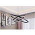czarna lampa ring