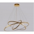 Złota lampa sufitowa Ring LED 80x60x40cm 127W L121
