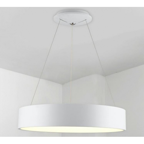 Biała lampa Ring LED 60cm 38W L122