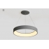 Czarna lampa Ring LED 60cm 38W L123