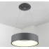 Czarna lampa Ring LED 60cm 38W L123