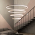 Lampa Ring biała LED 100cm 176Watt L125