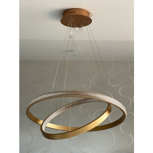 złota lampa