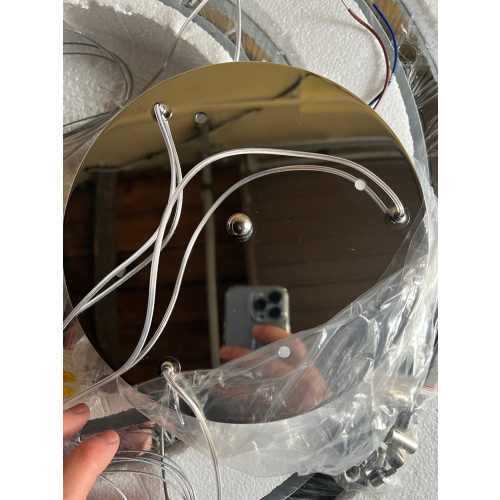 Duża lampa sufitowa CHROME 80cm 127Watt L145 -kolor
