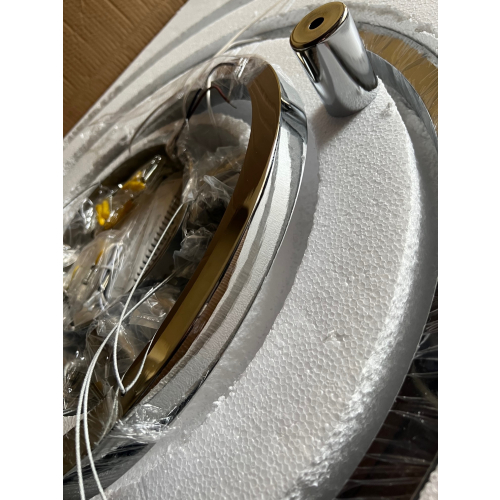 Duża lampa sufitowa CHROME 80cm 127Watt L145 - kolor