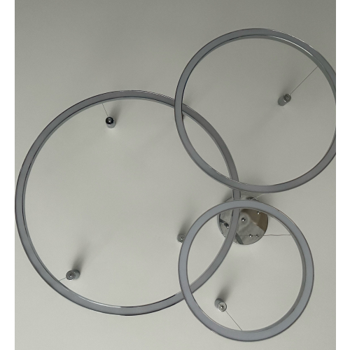 Duża lampa sufitowa CHROME 80cm 127Watt L145 - luksusowa