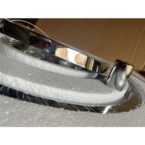 Duża lampa sufitowa CHROME 80cm 127Watt L145- z bliska