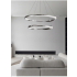 Lampa sufitowa nikiel satynowy LED 60x40cm 72Wat L161