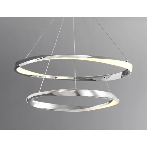 lampa sufitowa LED chrom L165 – widok główny