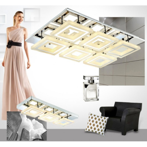 Plafon LED 68cm x 45cm  48Watt - P041