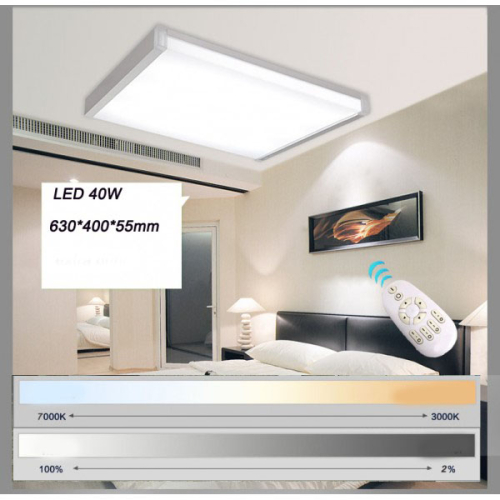 Plafon LED 63x40cm  40Watt - P050