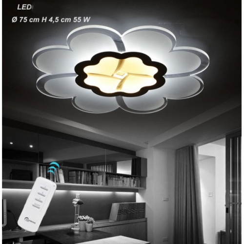 PLAFON LED z pilotem  75cm 55Watt -P063