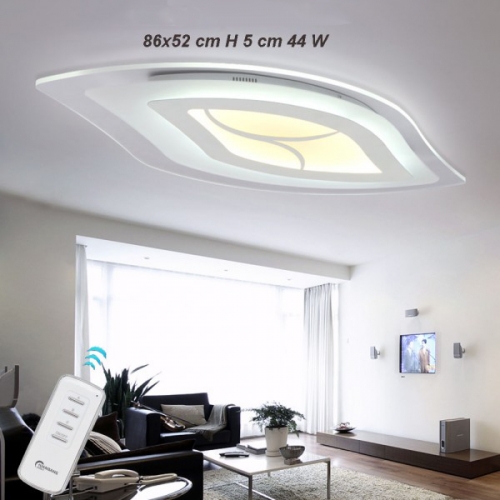 PLAFON LED z pilotem  82x52cm 44Watt -P073