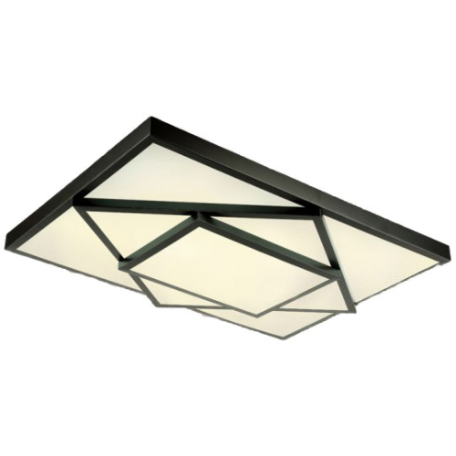 Plafon LED CZARNY  90x63cm  64Watt - P076