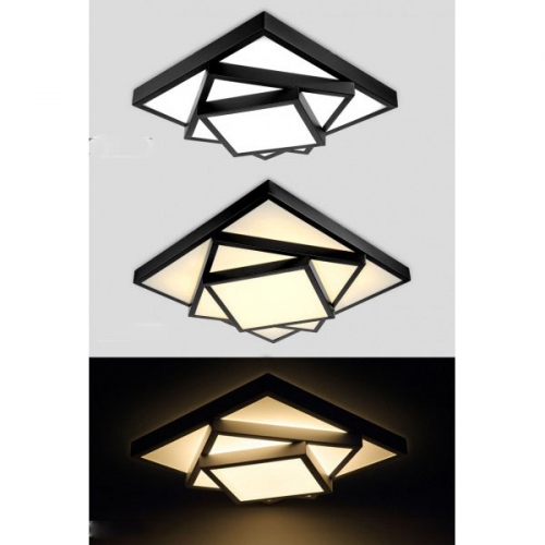 Plafon LED CZARNY  76x76cm  60Watt - P078