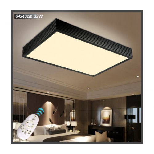 Plafon LED CZARNY  64x43cm  32Watt - P079