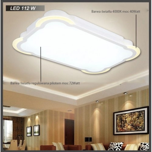 Plafon LED  95x62cm  112Watt - P084