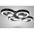 Plafon LED czarny z pilotem - P090