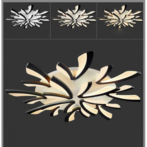 Lampa LED SŁONECZNIK - Czarny - 110cm P092