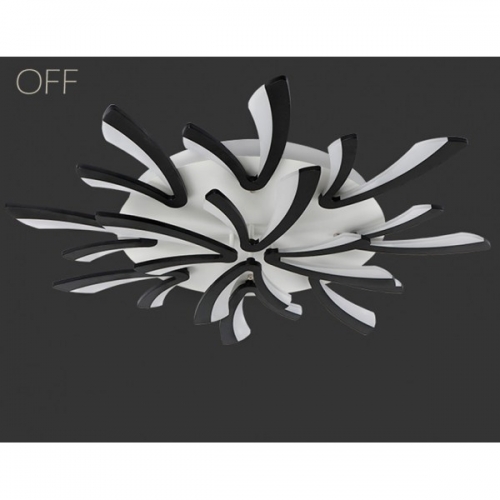 Lampa LED SŁONECZNIK - Czarny - 110cm P092