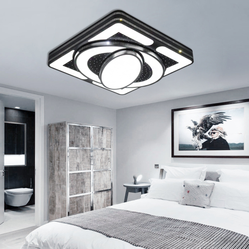 Plafon LED czarny lub biały 50x50cm 54Watt z pilotem P123